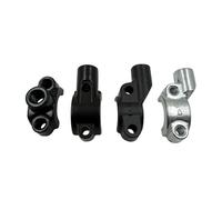 Abrazadera de Montaje de Espejo, Adaptador de Soporte de Espejo retrovisor, Palanca de Freno de Cilindro de mástil de Motocicleta, Compatible con Manillar de 22mm, Rosca de 10mm(Type C-(L)