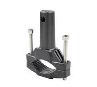 Abrazadera de montaje de extensión de soporte de foco universal para motocicleta, 2 piezas, para protección de barra de choque de motor de coche Base de bombilla Clips Soporte de Barra de Luz(1PCS)