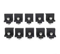 Abrazadera de montaje de panel solar ajustable para módulos de 30 mm, 35 mm, 40 mm, soporte final y central con tornillos M8, aluminio AL6005-para aleación T5, B (10 abrazaderas de extremo de 30 mm)
