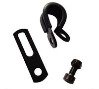 Abrazadera de montaje de portaequipajes en tirantes de bicicleta ( 18 y 19 mm )