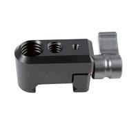 Abrazadera de montaje de rieles deslizantes de aleación de aluminio de rosca de 1/4 3/8 para equipo de fotografía estable, menos herramienta de instalación, menos adaptador de montaje de cámara