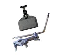 Abrazadera de montaje en estante de tambor, extensión de cencerro, ajustable, estable, instrumentos de percusión, accesorios de extensión de platillo, soporte ajustable para cencerros
