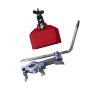 Abrazadera de montaje para estante de batería, extensión de cencerro, ajustable, estable, accesorios de instrumentos de percusión, platillos de percusión, soporte ajustable para accesorios y