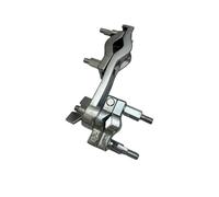 Abrazadera de montaje para platillos con brazo de brazo, soporte ajustable de metal para cencerro para batería