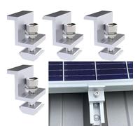 Abrazadera de montaje solar de aluminio de 4045 mm de diseño elegante construida para durar, tus necesidades fotovoltaicas (40 mm, 12 piezas)