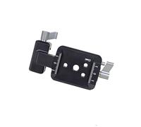 Abrazadera de montaje vertical de aleación de aluminio, cierre seguro de liberación rápida para estabilizadores de cámara profesionales, abrazadera vertical para estabilizador