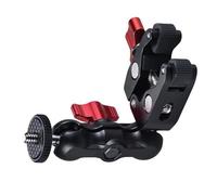 Abrazadera de mordaza ancha profesional como reemplazo para la iluminación de la cámara, monitor, accesorios de fotografía, accesorios de fotografía, soporte ajustable para teléfono móvil