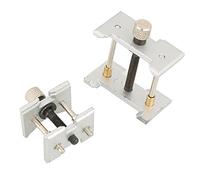 Abrazadera de Movimiento del Reloj, 2 en 1 Soporte de Movimiento de Reloj de Pulsera de Metal Relojero Vice Abrazadera Soporte Movimiento Reloj