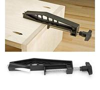 Abrazadera de orificio oblicuo, Banco de trabajo de alta dureza Abrazadera de madera Soporte para clip de fijación de carpintería Herramienta de fijación de orificio oblicuo para operación de sujeción