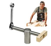 Abrazadera de orificio para perros, herramientas de sujeción de fijación de tornillos, herramientas de posicionamiento, perro banco de carpintería, abrazaderas de tornillo ajustables para agujeros