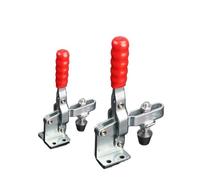 abrazadera de palanca Abrazadera de palanca vertical 50kg 100kg 180kg 120kg Abrazaderas liberación rápida que sujetan herramientas manuales 101A 101B 101D 101E 102B(101-D M8 x62,3Pcs)