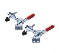 Abrazadera de palanca GH-102B, 2 piezas para acción rápida, juego de abrazaderas con una sola mano, almohadillas que no dejan marcas para hacer gabinetes, equipos de abrazaderas de carpintería