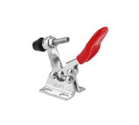 abrazadera de palanca horizontal 1/2/4 Uds GH-201A 27Kg abrazaderas de palanca de liberación rápida abrazadera Horizontal barra en forma de U Clip de mano herramienta placas de circuito(2 PCS)