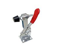 Abrazadera de palanca Horizontal de GH-201, juego de abrazaderas de palanca de liberación rápida, abrazaderas de herramientas de Clip manual de 27KG for carpintería, 1 ud.(Gold)