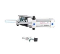 Abrazadera de palanca neumática ZenithAur con capacidad de sujeción de 500 lb/227 kg y ángulo de apertura de mango de 92° Modelo GH12130A Abrazadera de palanca de aire cilíndrica