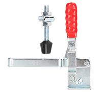 Abrazadera de Palanca para Carpintería, Clip de Fijación Rápida de Hierro y Plástico, 14.5x15 cm - Alta Resistencia y Durabilidad, Fácil Operación para Trabajos de Madera y Monta