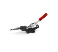 Abrazadera de palanca tipo empuje-tracción antideslizante, 1 unidad, 227 kg-680 kg, galvanizada, liberación rápida, fija(305-H)