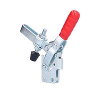 Abrazadera de Palanca Vertical, De Hierro y Plástico, 363g - Sujeción Rápida y Firme, Resistente y Ergonómica Para Carpintería y Soldadura