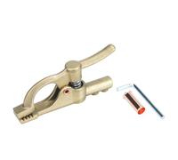Abrazadera de para Soldadura Pinza Garra Estriada Conexión Sólida Diseño Tipo Palanca Cuerpo Compacto Latón Apta para Talleres Carpintería Metalmecánica y Diy, 300A