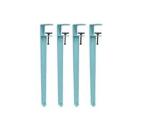 Abrazadera De Patas De Mesa Soporte De ElevacióN Mesas No Requiere PerforacióN Ajustable Muebles De Bricolaje Metal Café