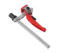 Abrazadera de perro para banco de carpintería con mecanismo de trinquete rápido, agujero de mesa de 3/4 pulgadas, herramienta manual de acero al cromo vanadio, mandíbula autoalineable y almohadilla