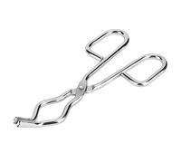 Abrazadera de Pinzas de Crisol de Acero Inoxidable, Pinzas de Fundición, Alicates Pesados para Soporte de Vasos de Acero Inoxidable, Patas Antideslizantes para un Agarre (200mm)