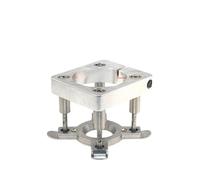Abrazadera de placa de presión automática CNC, diámetro 65/75/80/85/90/100/105/125mm, soporte de fijación de pie for Motor de husillo maquina enrutadora(4 feet,75mm)