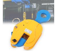 Abrazadera de Placa Vertical 3T 6614lbs Capacidad de Carga Apertura de Mordaza de 35 Mm Abrazadera de Elevación con Bloqueo Automático de Placa de Acero Abrazadera de Placa