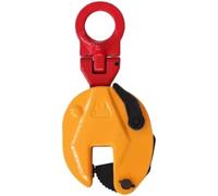 Abrazadera de placa vertical, abrazadera de elevación para placa de acero, apertura de abrazadera de hasta 20 mm, ideal para elevación horizontal o vertical, capacidad 2T / 4400 libras