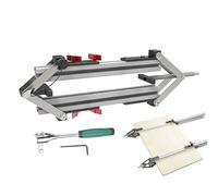 Abrazadera de Presión 4 Vías - Fijador de Presión para Paneles de 4 Vías - Abrazaderas Ajustables Para Trabajos En Carpintería - Pegado de Tableros Estantes Gabinetes y Fabricación de Muebles