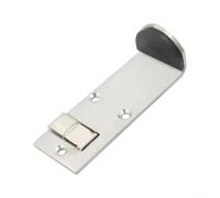 Abrazadera de puerta de acero inoxidable con instalación fija de tornillo, adecuada para tiendas de cadena y entornos comerciales, proporciona un bloqueo estable a prueba de viento (R-8 cm)