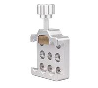Abrazadera de Ranura for telescopio astronómico, Abrazadera Placa 210mm, Plataforma Montaje sillín Vixen Piezas para telescopio astronómico(Silver)