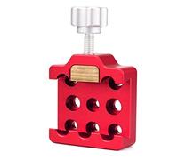 Abrazadera de Ranura for telescopio astronómico, Abrazadera Placa 210mm, Plataforma Montaje sillín Vixen Piezas para telescopio astronómico(Red)