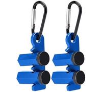 Abrazadera De Regla De Ángulo Recto Calibres De Escaleras Altas for Enmarcar Cerradura Estable Hexagonal Cuadrada Con Gancho De Soporte Antideslizante Perfil Alto(Blue*2)