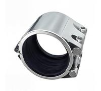 Abrazadera de reparación de tuberías, conector de tuberías, sellador de fugas, kit de reparación de tuberías de emergencia para tuberías de plástico y metal (138 mm-144 mm/5 pulgadas/DN125)
