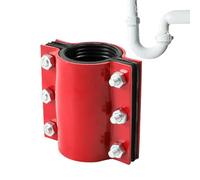 Abrazadera de reparación de tuberías de agua: fijador de fuga, conector de manguera, correa de acero | Clip de fijación duradero, solución de sellado fácil para líneas rotas, plomería exterior, fuga