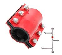 Abrazadera de reparación de tuberías de agua - parche de acero, tapón de fuga, sello de tubería | Clip de instalación rápida, herramienta de fijación de alto agarre para manguera de ráfaga, reparación