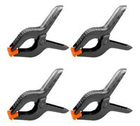 Abrazadera de resorte de plástico de 4 piezas y 6" (158 mm), alta fuerza de sujeción, apertura máxima de 65 mm, abrazadera de unión con móvi