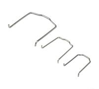 Abrazadera de resorte de retención de manguera de radiador para BMW E39/E38/E60/E90/E46/745Li/325i/328i para M3/540i/740iL, retenedor de tubo refrigerante de metal en forma de U, 3 tamaños 2,21 cm