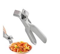 Abrazadera de retenedor de tazón resistente al calor | Utensilios de cocina no deslizantes | Pinza para sartenes Airfryer de 19 cm, para usar en la cocina, preparación de comidas, servir platos, al