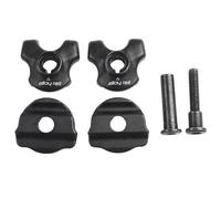 Abrazadera de riel de sillín de bicicleta para tija de sillín de carbono, 7 x 9 mm ovalada y 7 x 7 mm, fijación de perno de acero redondo, juego de repuesto para bicicletas de montaña y carretera