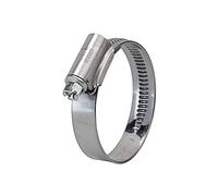 Abrazadera de rosca helicoidal, acero cromado 1.4016 (W2), según DIN 3017, rango de sujeción 12,0 - 20,0 mm, ancho de banda 12,0 mm