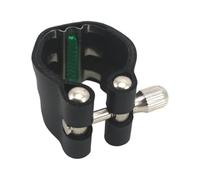 Abrazadera de saxofón, abrazadera de cuero para saxofón, cierre de boquilla de saxofón, abrazadera portátil para saxo alto soprano, ligadura de saxofón alto, clip de ligadura ajustable para boquilla