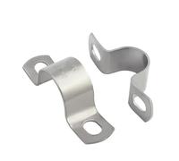 Abrazadera de sillín con correa de tubo en U de acero inoxidable resistente de 5 piezas for tubos de diámetro exterior de 8-300 mm - Clips de sujeción de cables duraderos(M140)