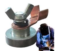 Abrazadera de soldadura - Abrazadera de soporte de soldadura fuerte magnética, cabezal magnético de alto rendimiento | Posicionador estable para soldadoras de eléctrico, procesamiento de metales