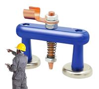 Abrazadera de soldadura magnética: fijación al suelo resistente, herramienta de posicionamiento preciso, accesorio profesional para dispositivos | Soporte fuerte para reparación de carrocería, trabajo