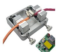 Abrazadera de soldadura, soporte de montaje de alambre, abrazadera de soldadura con mordaza resistente a la temperatura, para montaje en PCB, procesamiento de metal
