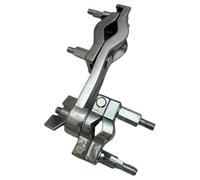 Abrazadera de soporte de percusión - 17 x 11 cm, soporte de metal flexible, abrazaderas con mango ajustable | Herramienta de soporte para músicos, educadores, banda, orquesta, ejercicio de escenario