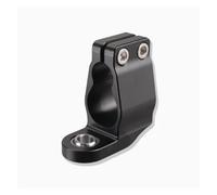 Abrazadera De Soporte para Cuadro Motocicleta con Amortiguación Titanio Piezas Modificación Código Transmisión Ángulo Fijo Amortiguador De Dirección Moto Universal(Black 90 ° Horizontal-2)