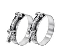 Abrazadera De Sujeción Alta Resistencia, Clip Tubo Escape Acero Inoxidable, Herramienta Reparación Accesorios, Manguera, 2 Uds
